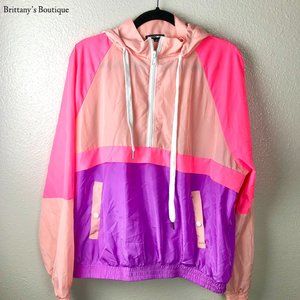90's Inspired Windbreaker Lightweight Jacket